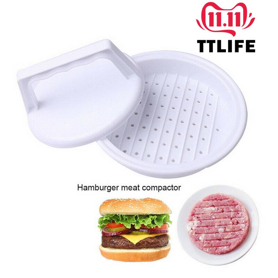 ハンバーガープレス ミートプレス キッチン ハンバーグ 並行輸入 料理 調理 衛生的 プラスチック製  - 画像3