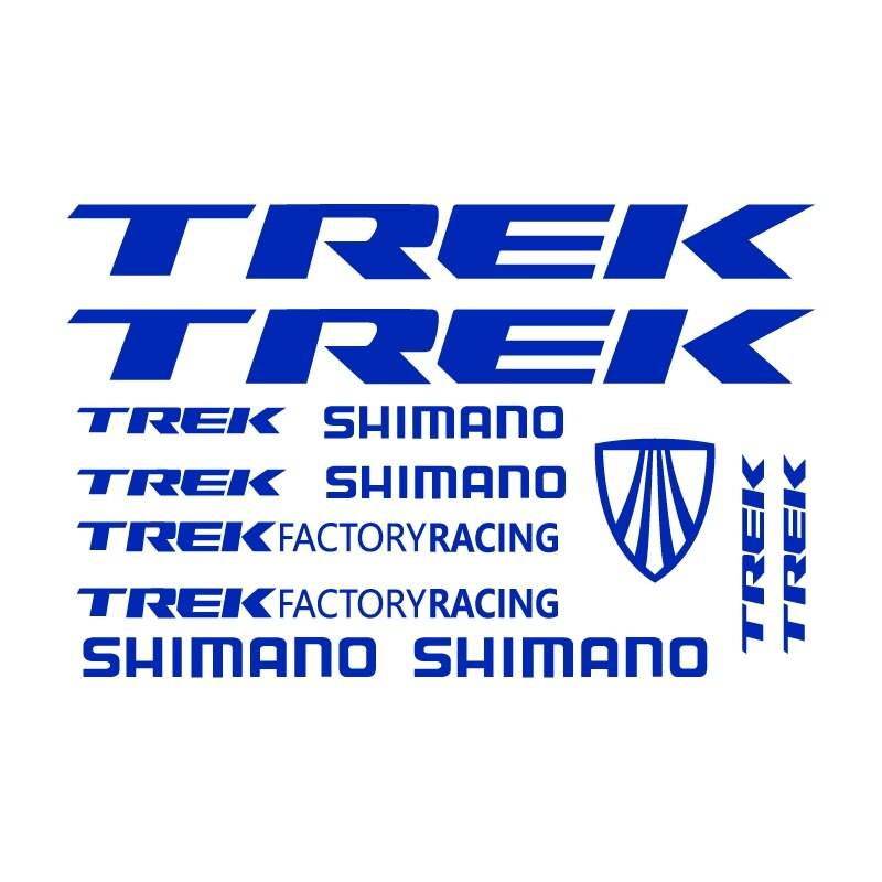 自転車 フレーム ビニール ステッカー セット TREK サイクリング ロード ライド デカール  空色