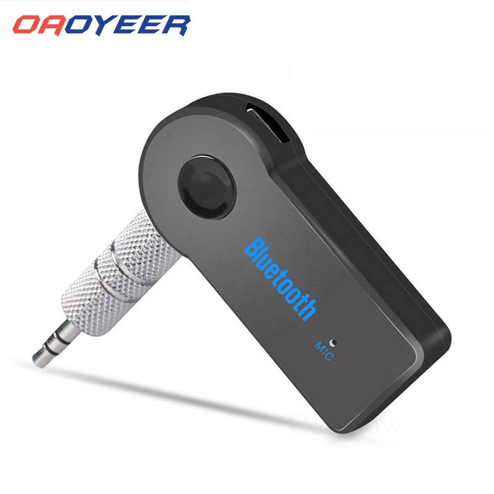 Bluetooth レシーバー 3.5mm オーディオ アダプター ハンズフリー 通話 音楽再生 3.5mmジャックレシーバー-Bluetooth v3.0