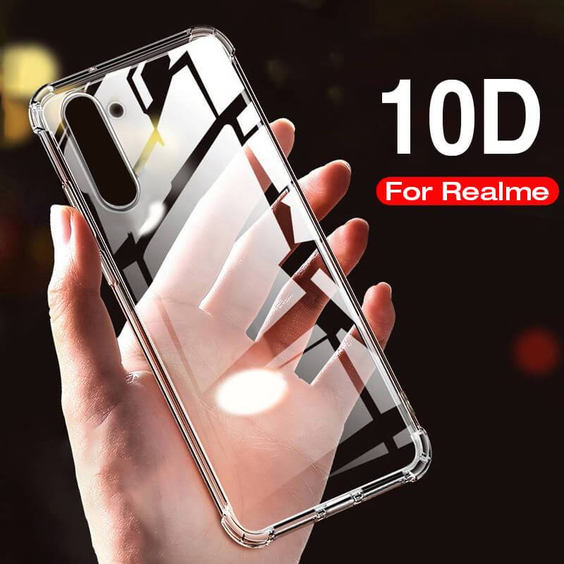 スマホケース 耐衝撃 カバー ソフトケース クリア 透明 Oppo Realme6 Pro用