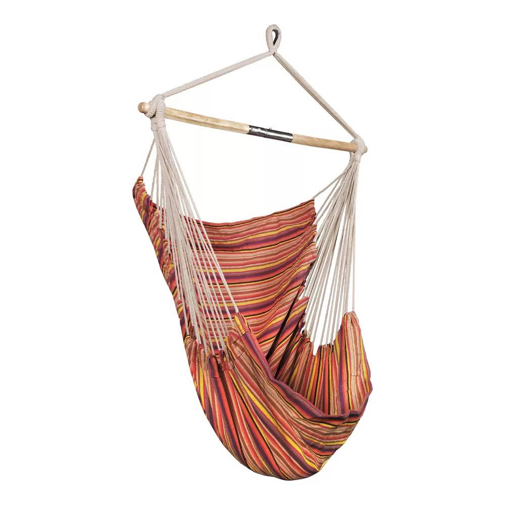 ハンモック アウトドア ストライプ 吊り下げ 自立式 室内自立式 おしゃれ 旅行 バカンス 青緑