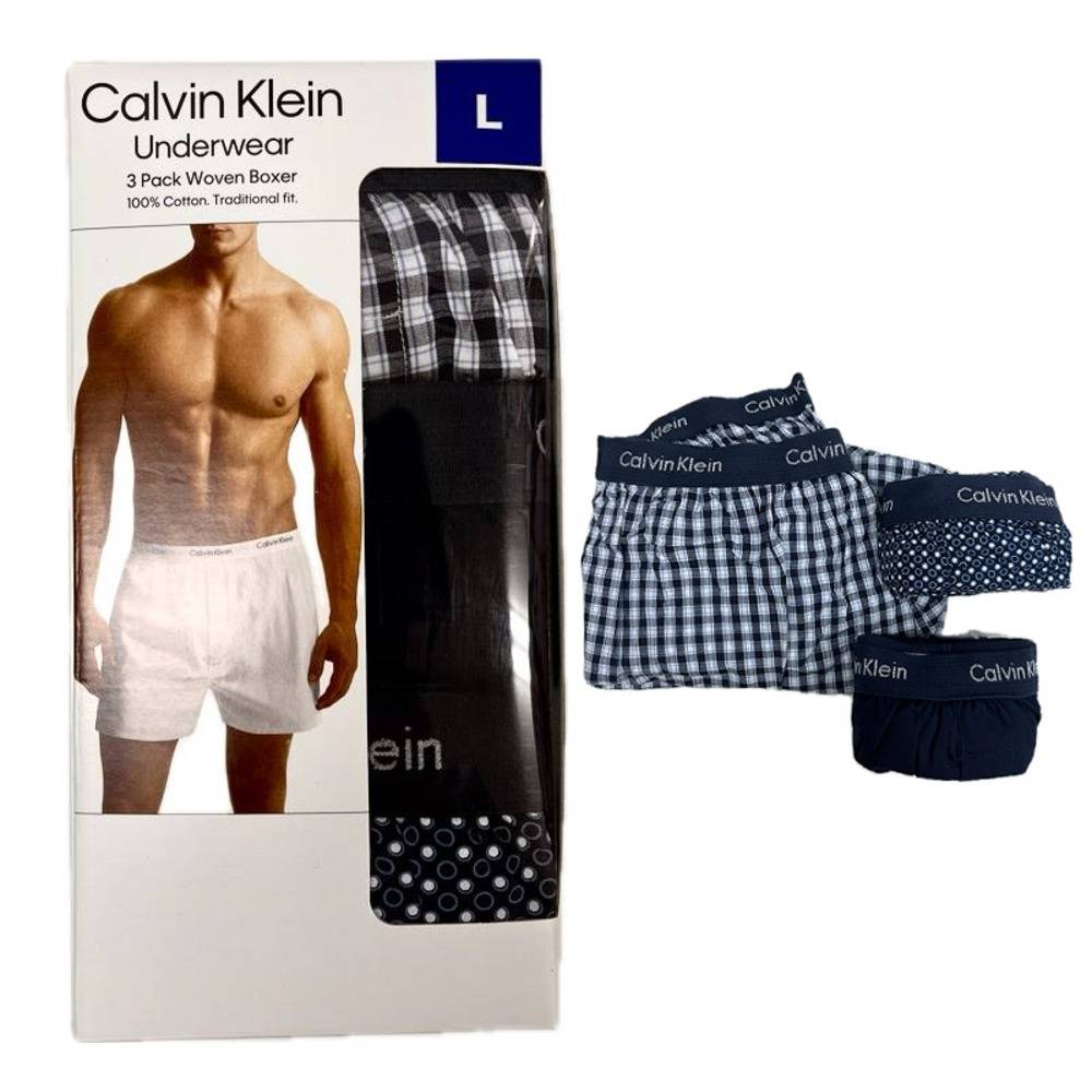 Calvin Klein カルバンクライン ボクサーパンツ 3枚組 綿100%