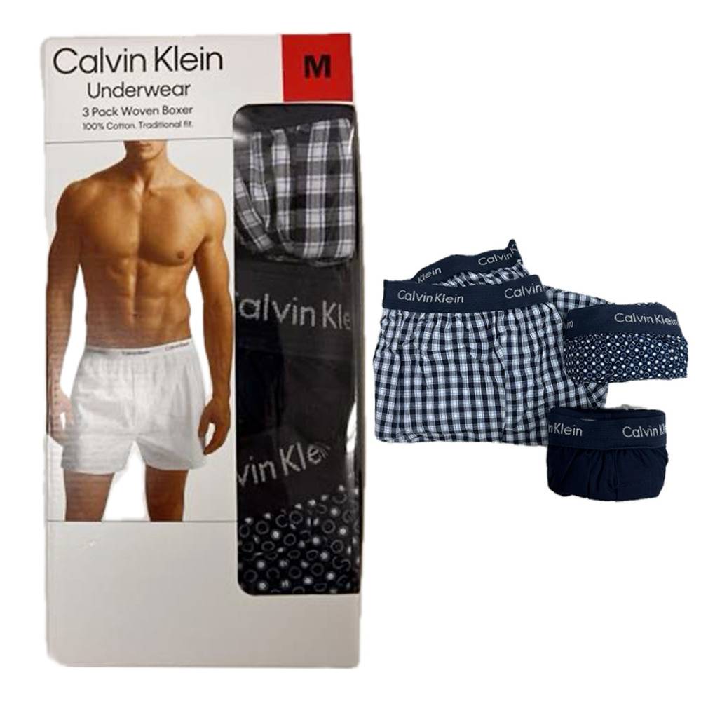 Calvin Klein カルバンクライン ボクサーパンツ 3枚組 綿100%