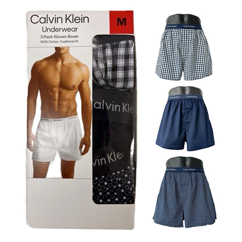 Calvin Klein カルバンクライン ボクサーパンツ 3枚組 綿100%