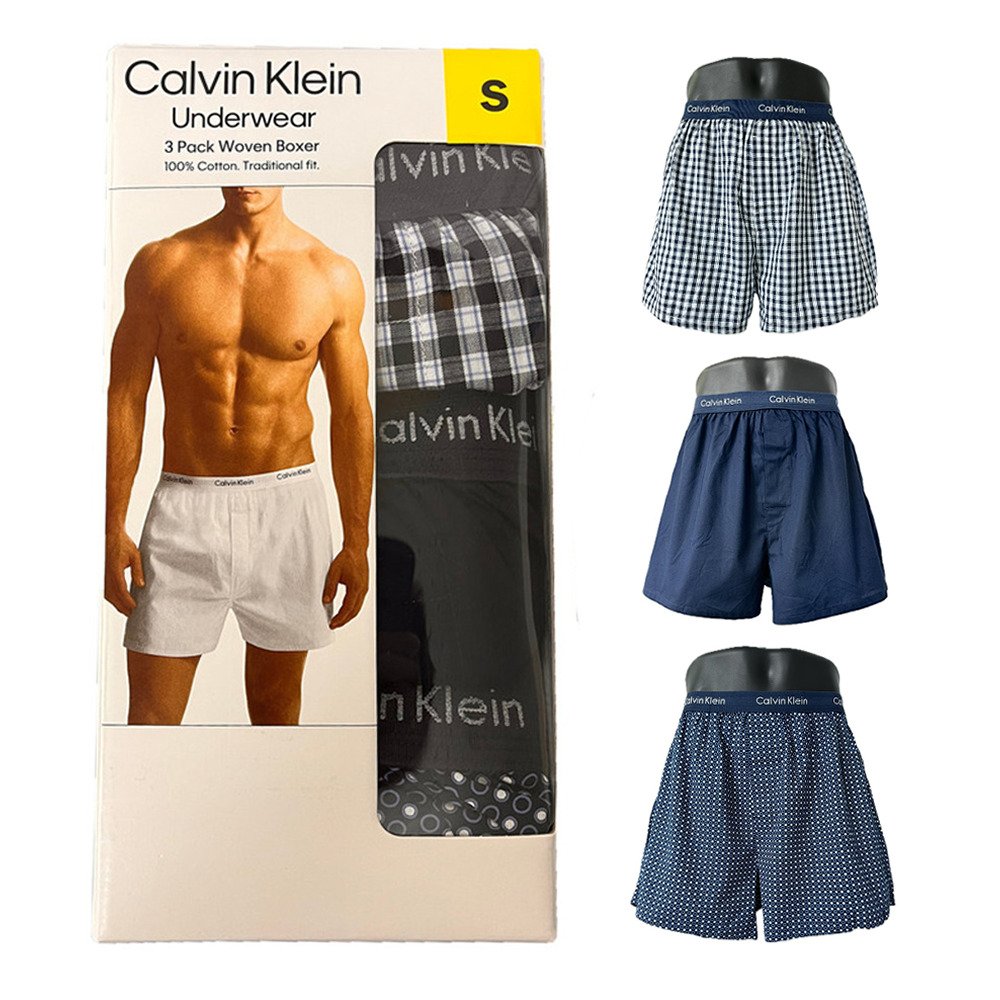 Calvin Klein カルバンクライン ボクサーパンツ 3枚組 綿100%