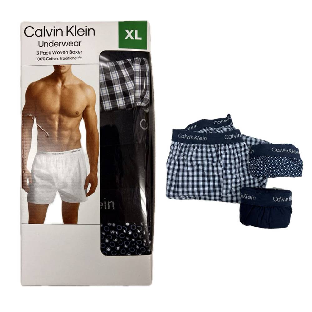 Calvin Klein カルバンクライン ボクサーパンツ 3枚組 綿100%