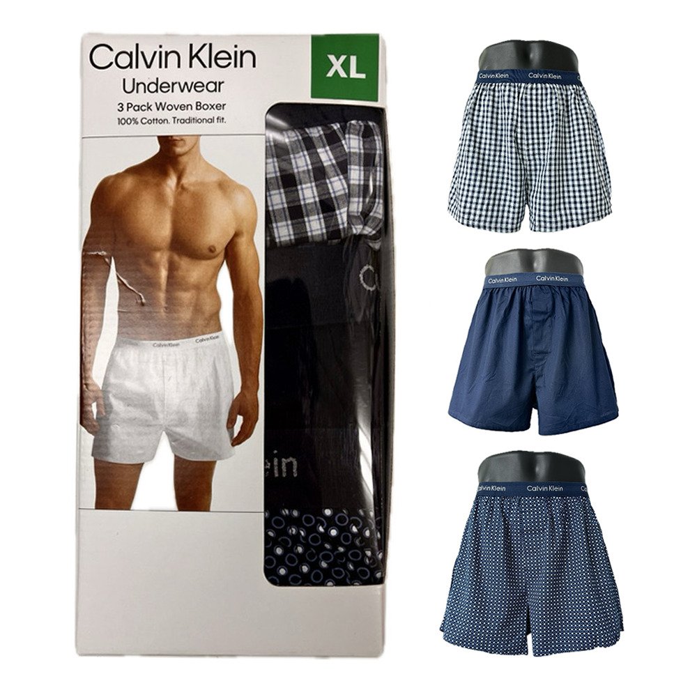 Calvin Klein カルバンクライン ボクサーパンツ 3枚組 綿100%
