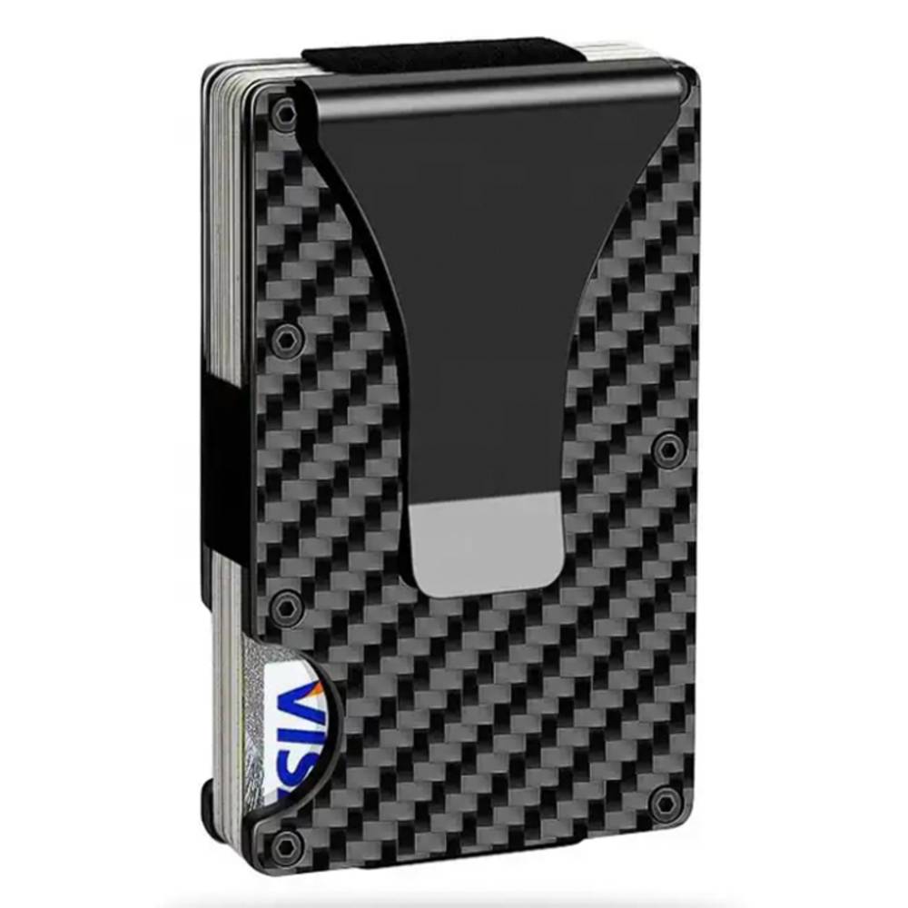 財布 カードケース スキミング防止 メンズ RFID ブロッキング バレンタイン   ブラック