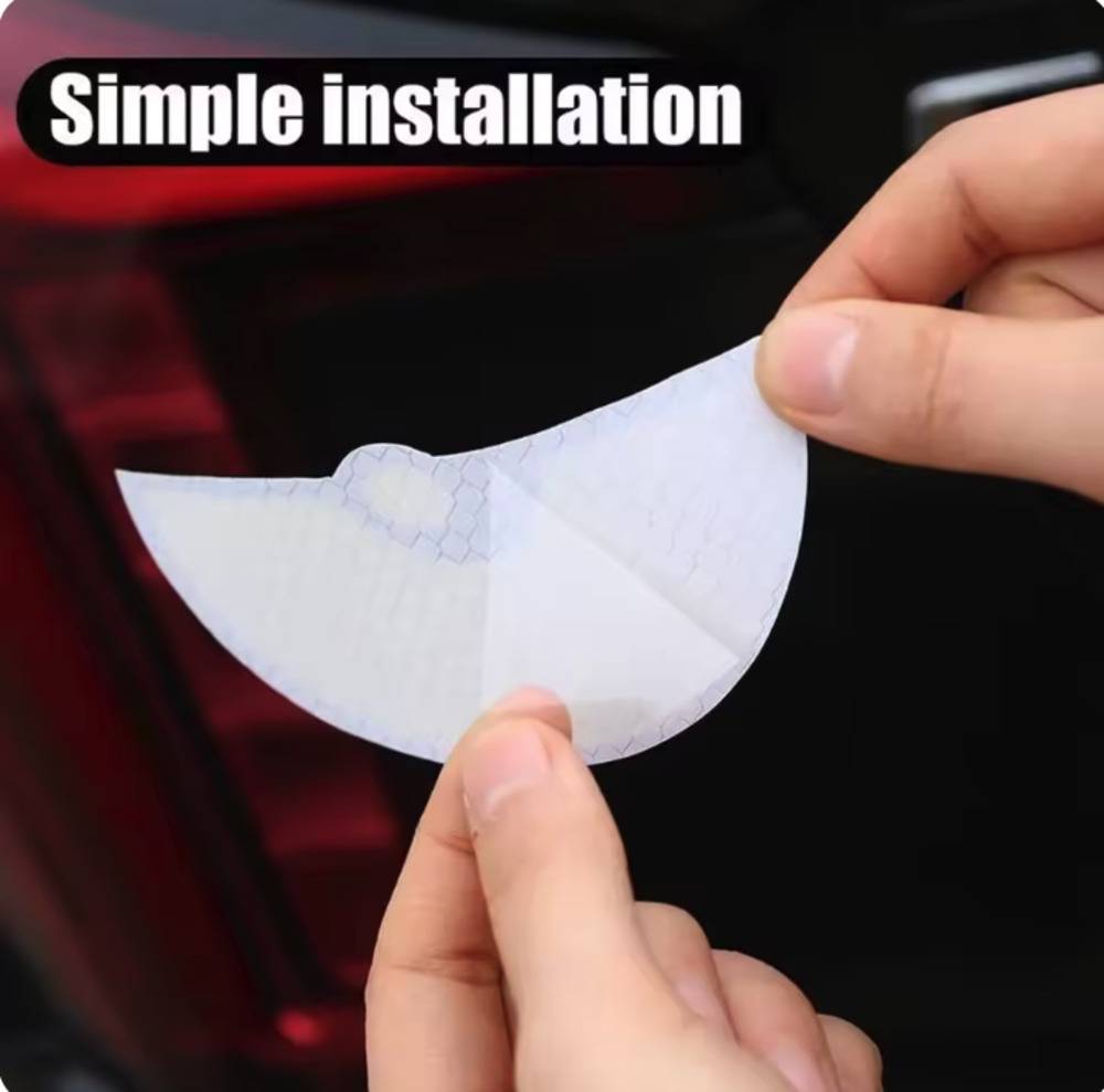 カーステッカー 反射 ステッカー キャットアイ 夜間 運転 トラック バイク 車 デカール  赤 - 画像2