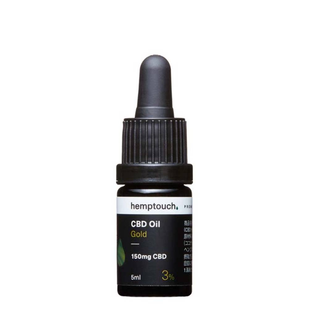 CBD オイルゴールド 3%濃度 150mg/5mL ヘンプタッチ