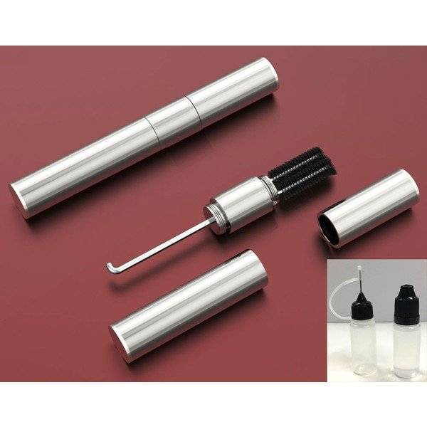 プルームテック 電子タバコ 加熱式タバコ クリーニングブラシ かぎ針 アイコス 清掃用 ラシ 2WAY  - 画像2