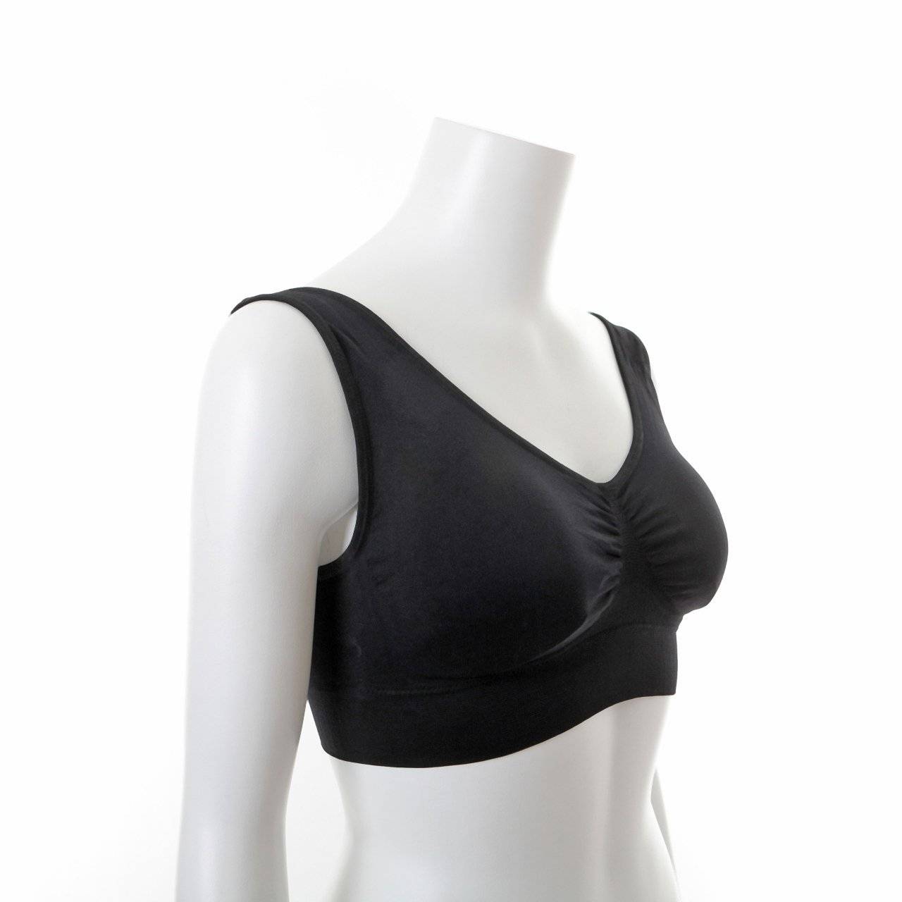 カップ付き ブラジャー 下着 3枚セット ジニエブラ 並行輸入品 パステルカラー ノンワイヤー コン  - 画像4