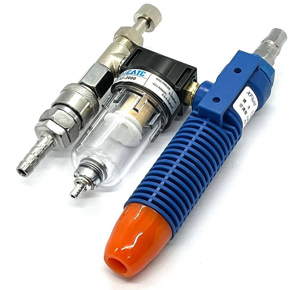 個人用冷却器 熱中症予防 クーレット エアチューブ クーラー 水油分離器付 - 画像1