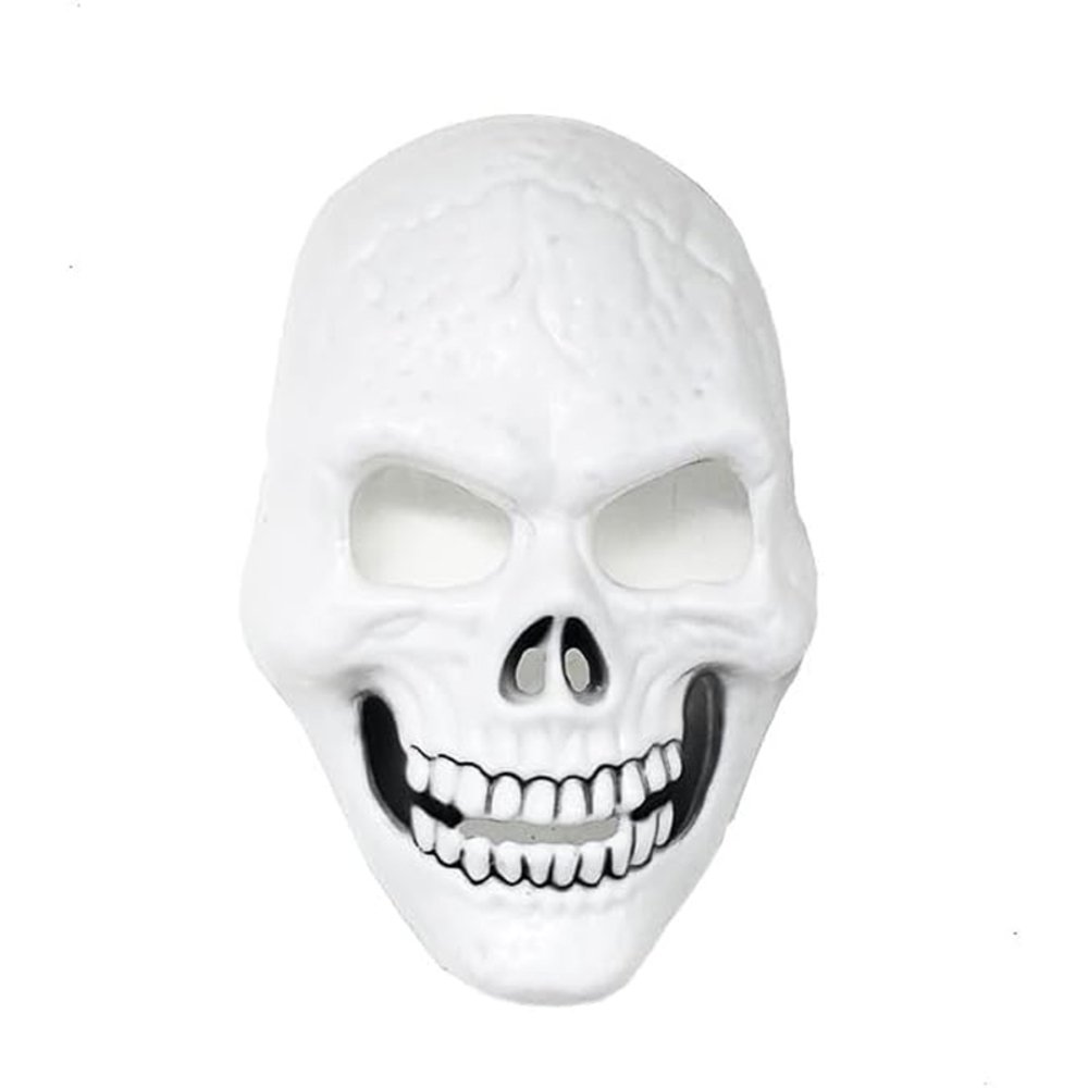 ハロウィン 仮面 頭蓋骨 白黒 骸骨 ホラー コスプレ ドクロマスク ガイコツ  お面  ホワイト