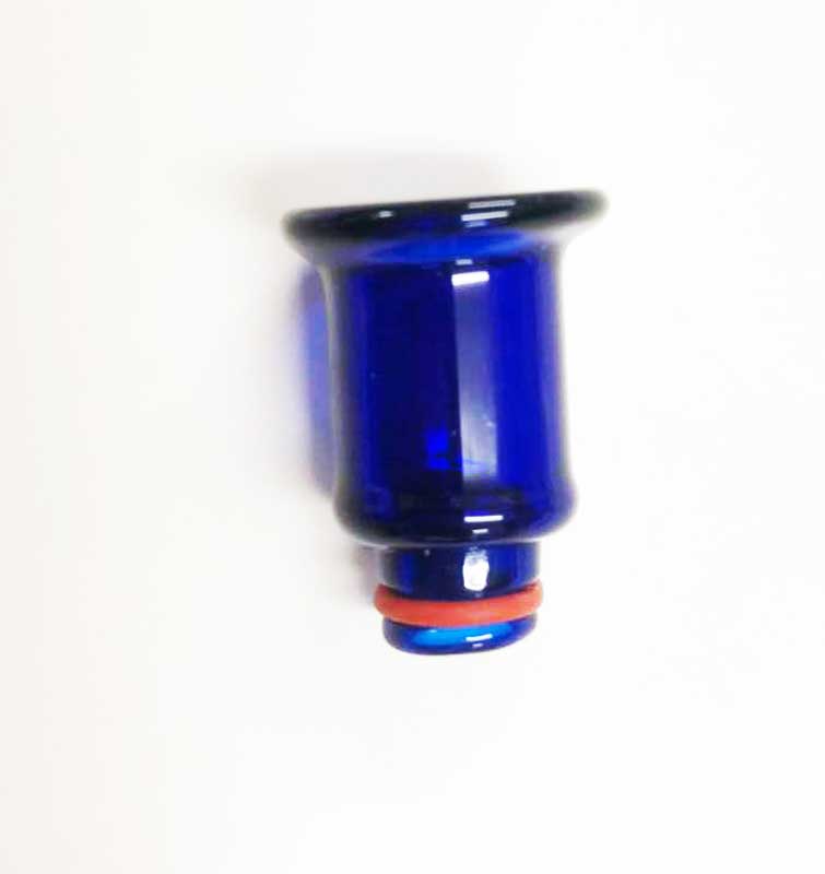 電子タバコタバコ用 交換ドリップチップ ガラス  510 ブルー - 画像2