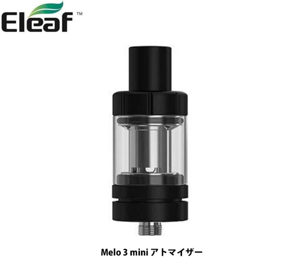 アトマイザー Eleaf MELO 3 mini 2ml リキッド ピコ メロ3 Pico ブラック - 画像1