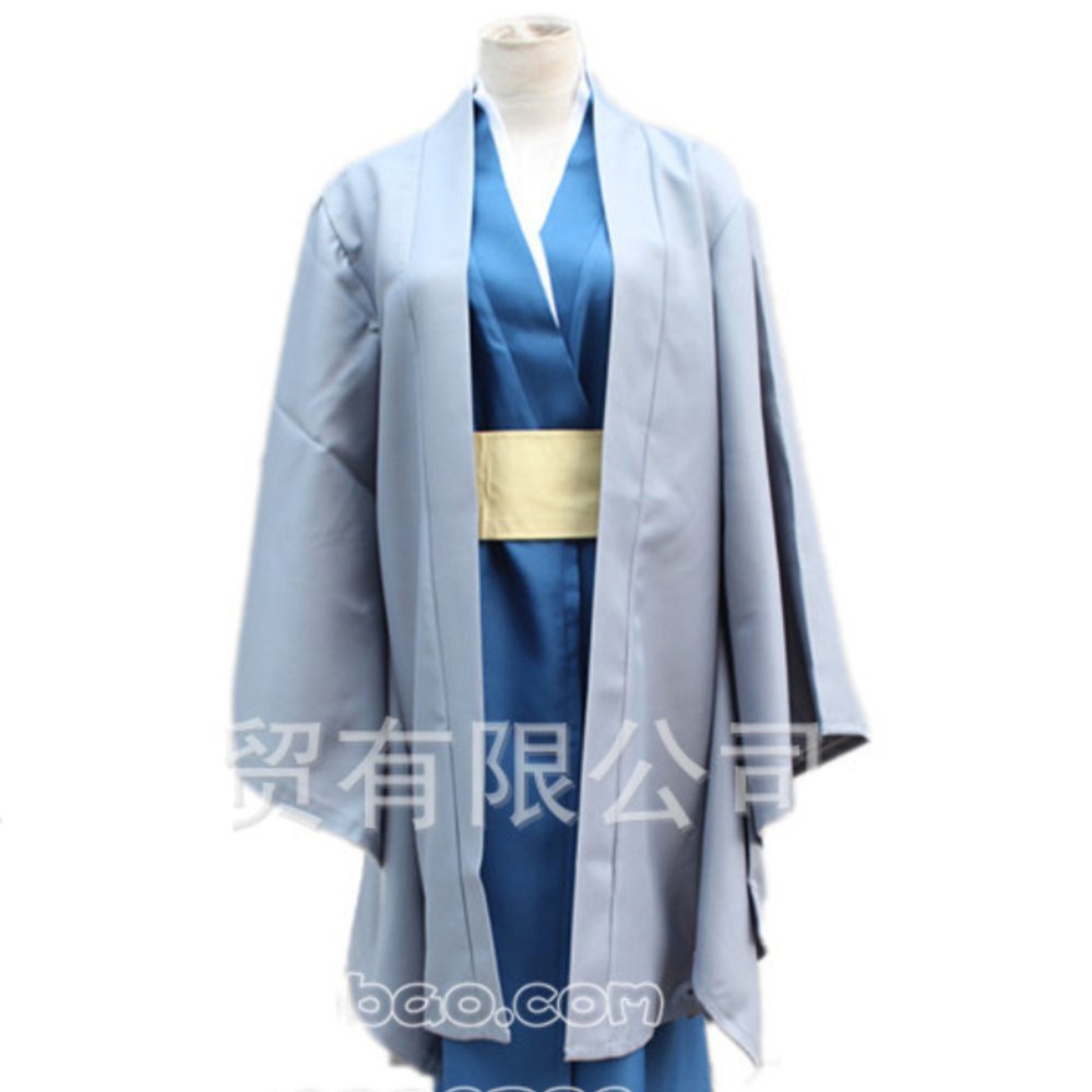 銀魂 桂小太郎 コスプレ 衣装  かつらこたろう ヅラ 着物 和服 コスチューム 男女共用 ハロウィン   M