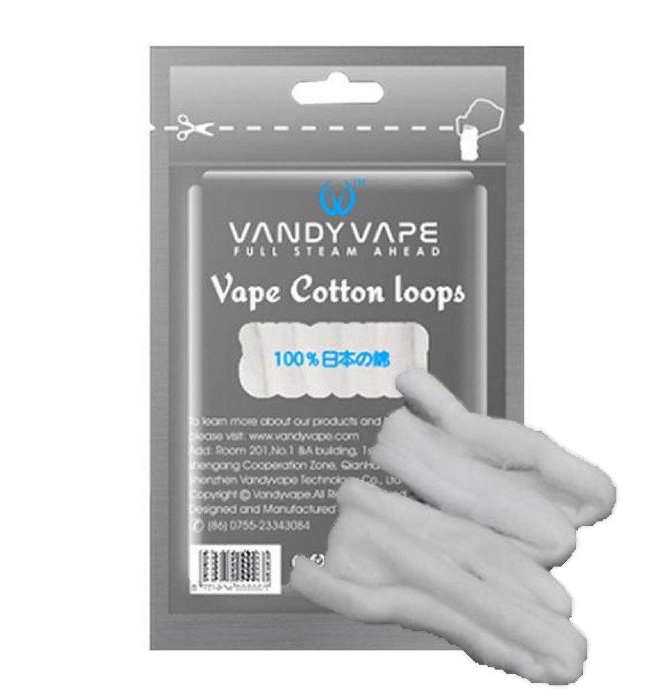 バンディベープ Vandyvape コットンループ 100％日本製綿 電子煙草 リキッド オーガニックコットン