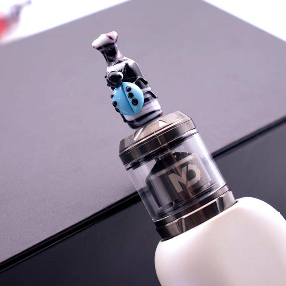 電子タバコ ドリップチップ 510 吸い口 昆虫 かわいい 柄 模様 10個ランダ  ランダム - 画像3