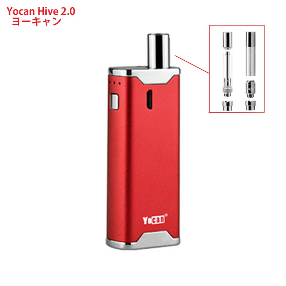 Yocan Hive 2.0 ヨーカン オイル＆ワックス対応 ベポライザー 本体 キット レッド