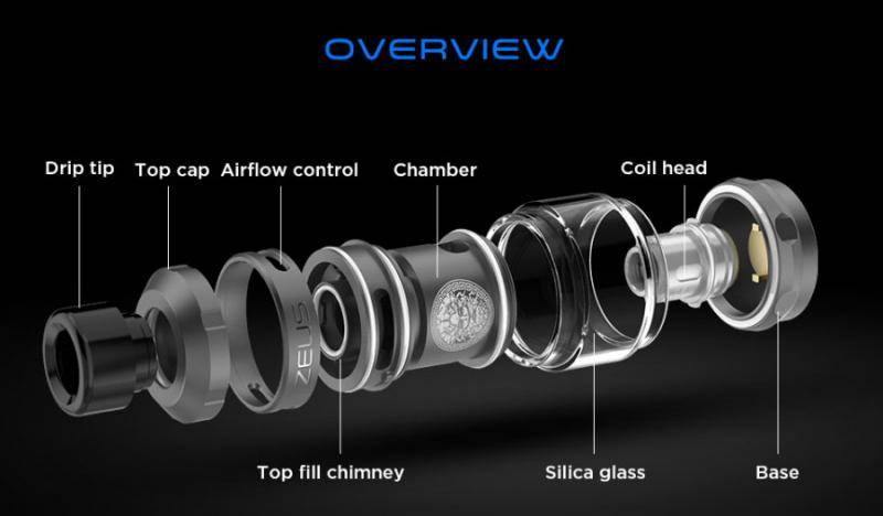 アトマイザー タンク 5ml KA1 Zタンク ゼウス 810規格 Zeus 510規格   - 画像4