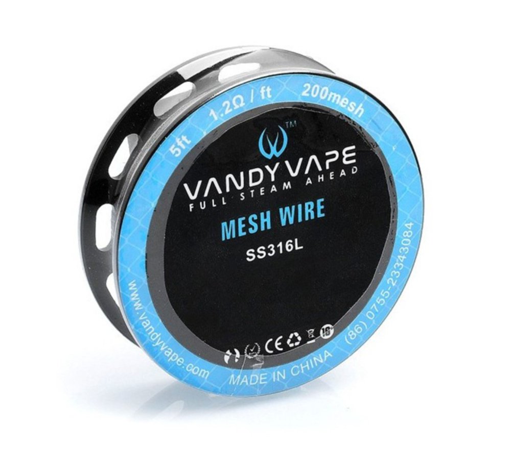 バンディベープ Vandy Vape SS316 メッシュワイヤー DIY 自作 コイル SS316L M 1.2ohm 