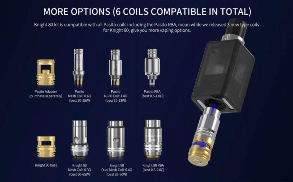 スモアント Smoant Knight 80 Pasito II ナイト80 交換用コイル 3個パック - 画像4