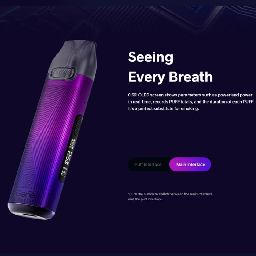 VOOPOO V.THRU Pro Pod Kit 900mAh POD VAPE スターターキット グレー - 画像2