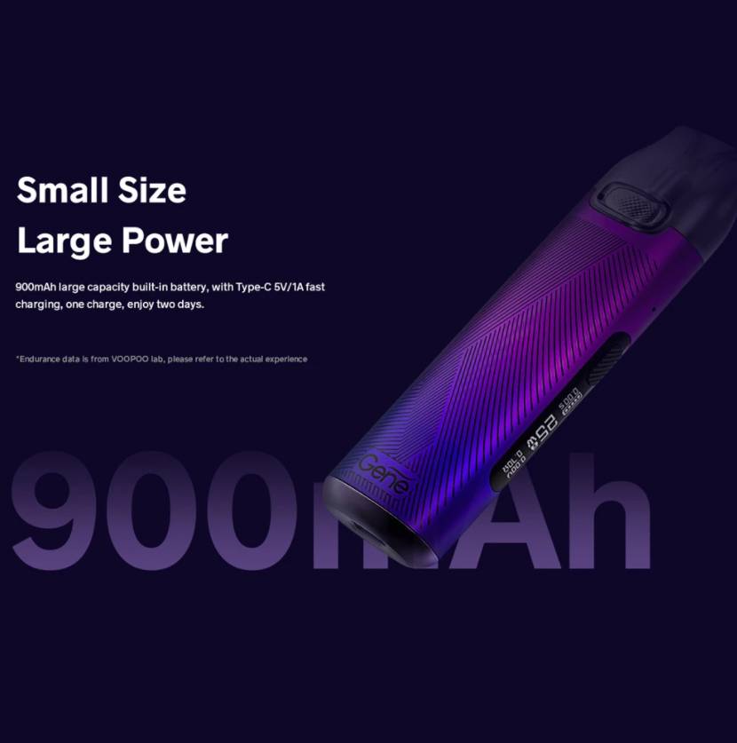 VOOPOO V.THRU Pro Pod Kit 900mAh POD VAPE スターターキット グレー - 画像5