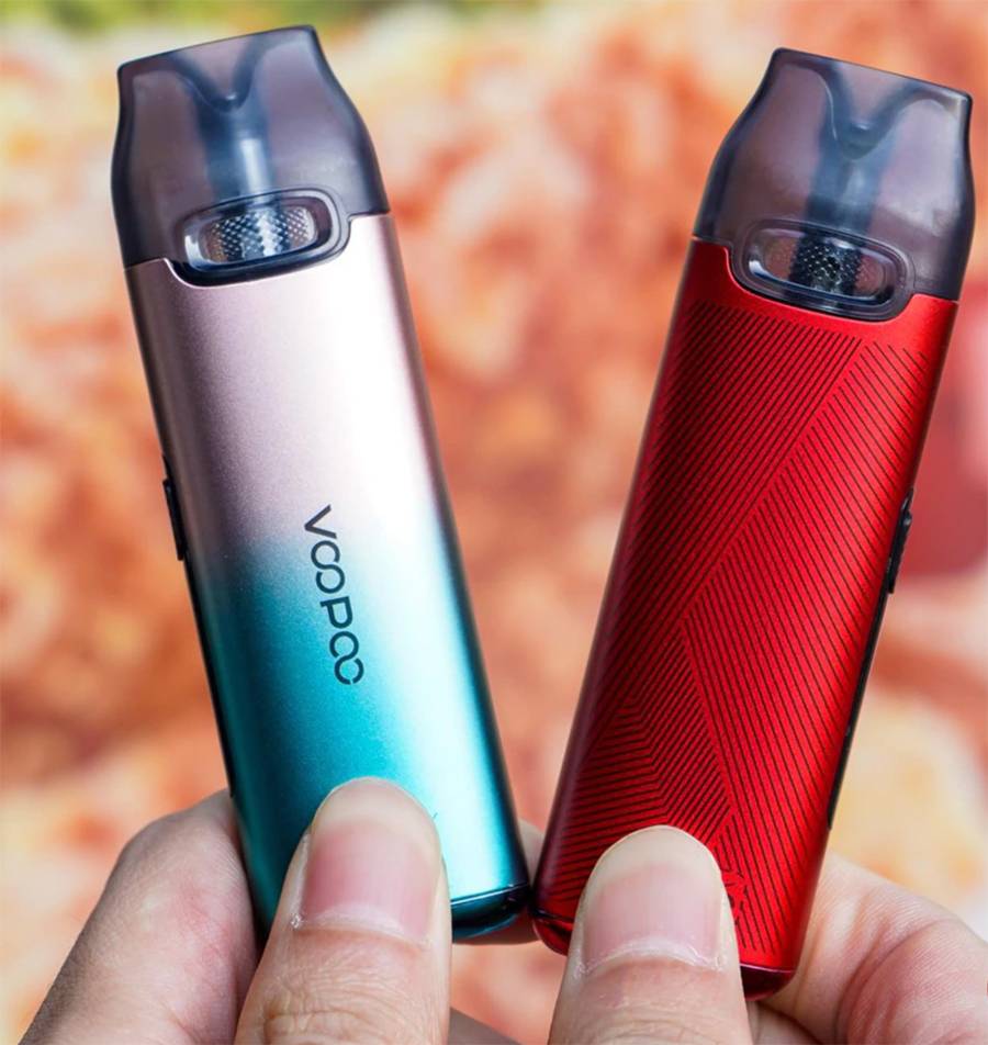 VOOPOO V.THRU Pro Pod Kit 900mAh POD VAPE スターターキット グレー - 画像7