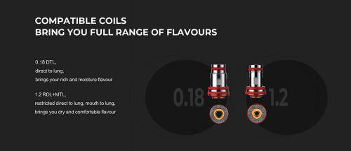 電子タバコ コイル ユーウェル Uwell アエグロス Aeglo  UN2 Meshed-H 0.18ohm - 画像5