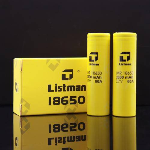 電子タバコ バッテリー MOD 18650 リストマン Listman IMR 2600mAh 60A  - 画像4