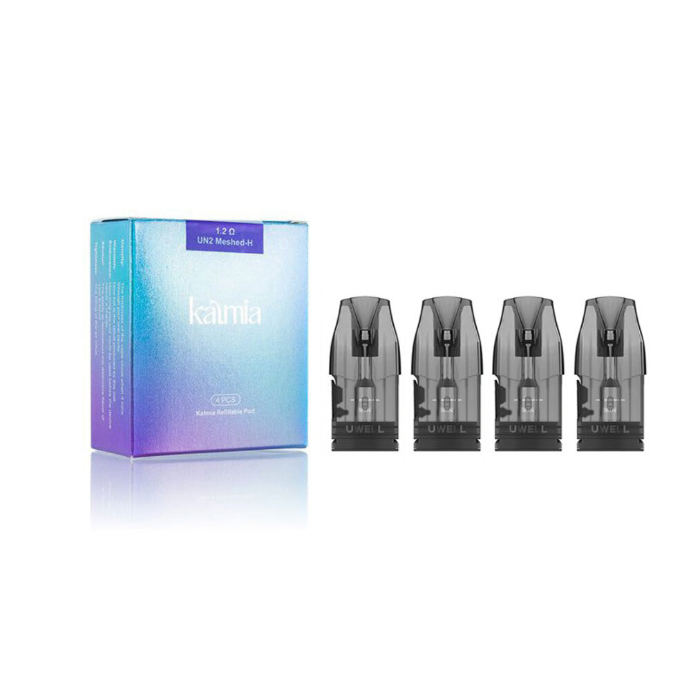 ユーウェル Uwell Kalmia ポッドカートリッジ 1.6ml 4個パック 1.2oh 1.2ohm 1.2ohm 
