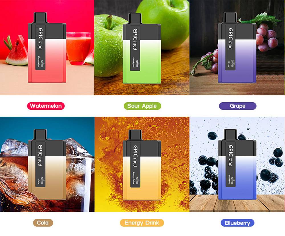 使い捨て電子タバコ 充電式キット NEITH EPICMOD 5500パフ 650mAh 14ml 0mg - 画像8