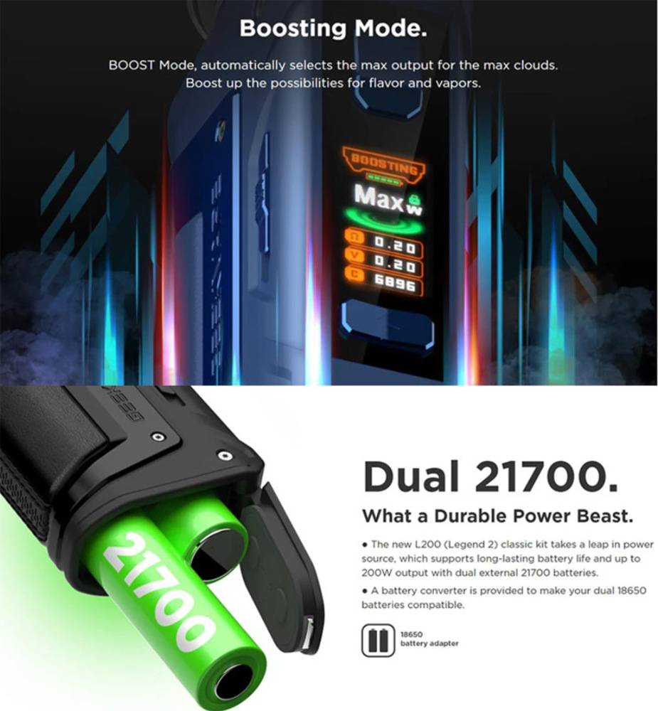 ギークベープ Geekvape L200  Aegis Legend 2 Classic モッド - 画像3