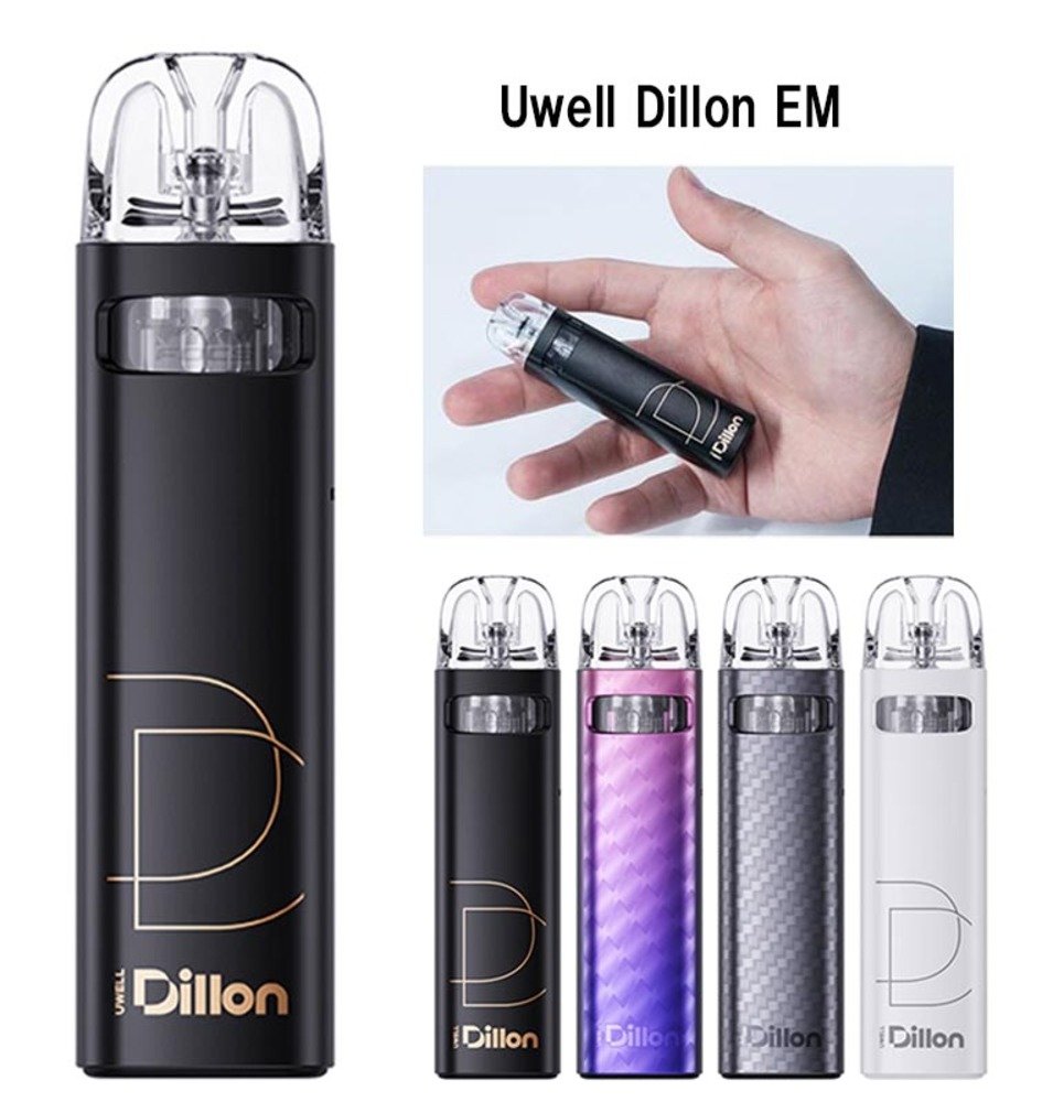 ユーウェル Uwell Dillon EM ポッドシステムキット 900mAh 2  ブラック