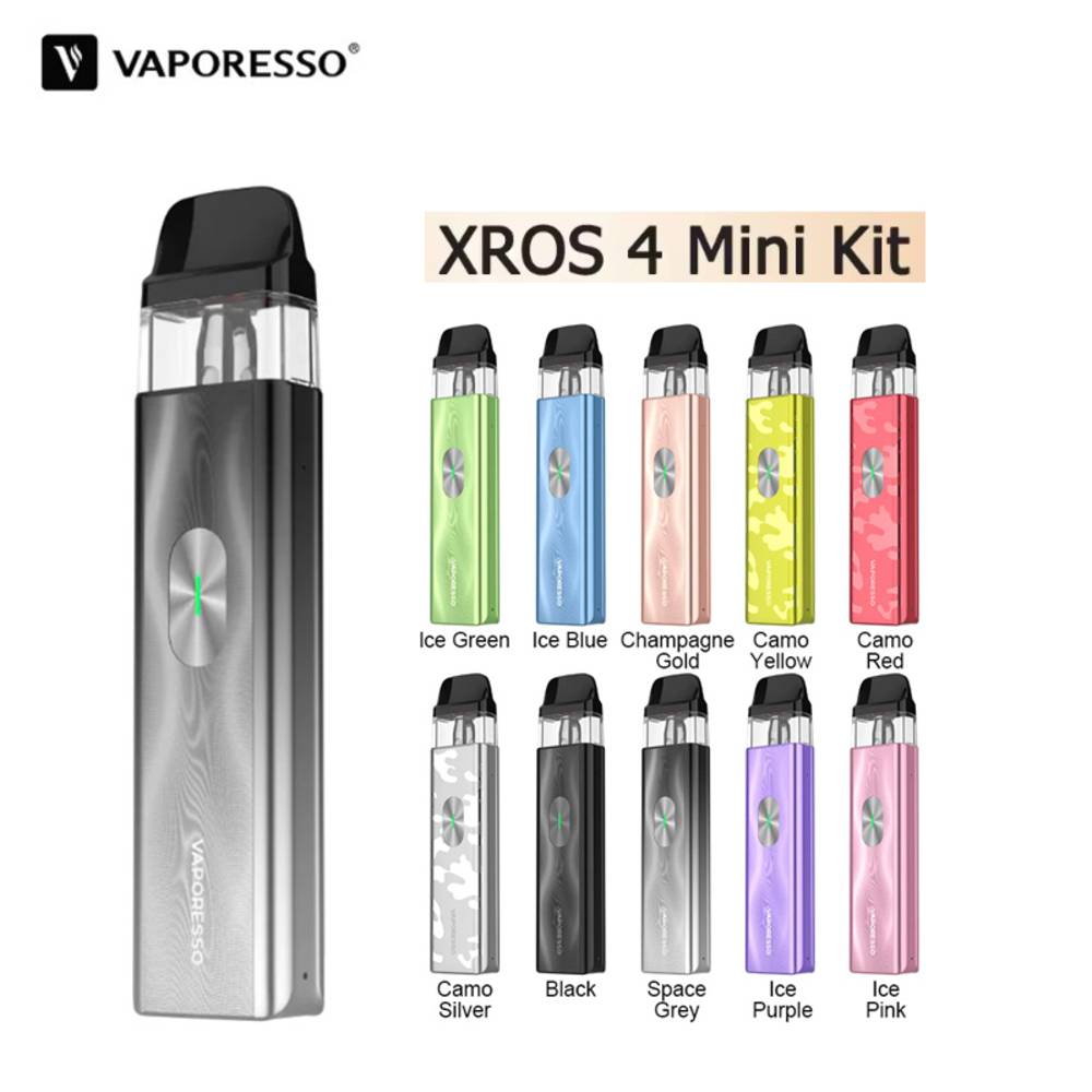 ベポレッソ クロスフォーミニキット ポッドシステム VAPORESSO XROS 4 M  グレー