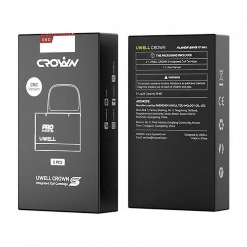 2個 カートリッジ クラウンS Crown 5ml ポッド Uwell ユーウェル 0.6ohm  - 画像3