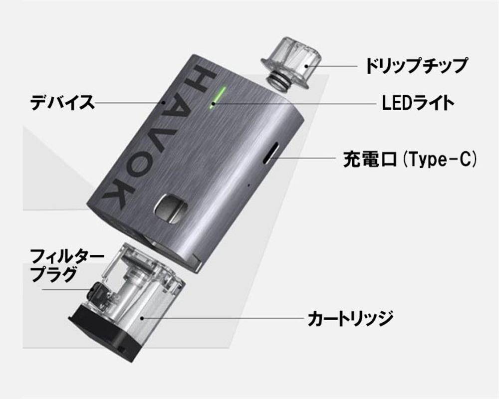キット 3ml 電子タバコ ベイプ ポッドシステムキット 950mAh Uwell   - 画像6