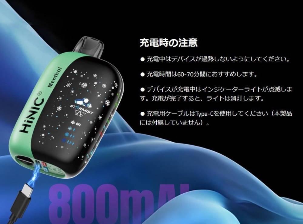 使い捨てキット ハイニクスター HiNIC STARMIST hiliq ハイリク マスカット - 画像6