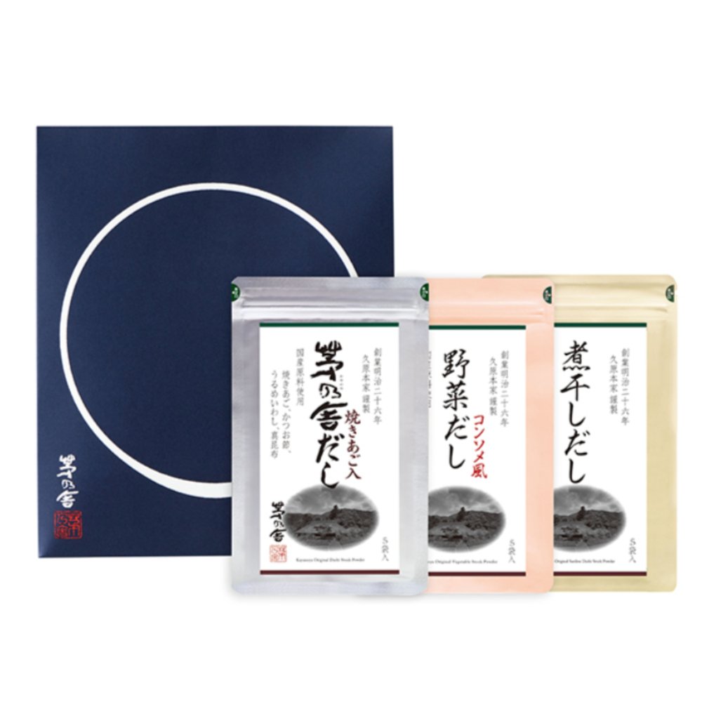 敬老の日 お菓子 内祝い ギフト 茅乃舎 かやのや 円相 だし3種セット 贈答 お中元 お歳暮