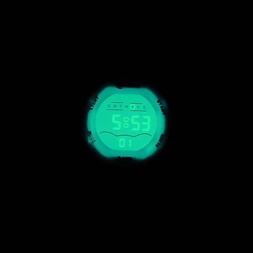 デジタル腕時計 キッズウォッチ 女の子向け 猫耳デザイン ストップウォッチ付き  - 画像4