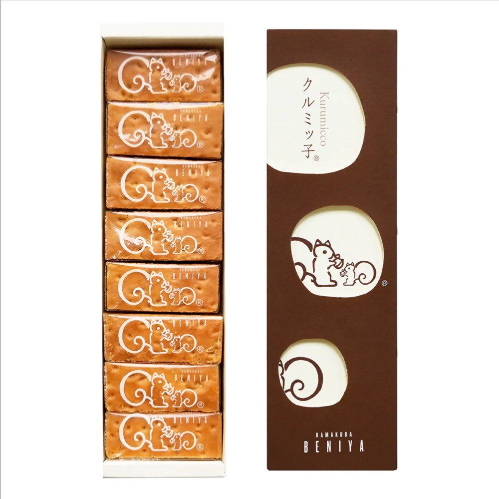 クルミッ子 8個入 鎌倉紅谷 紙袋付 きんつば くるみっこ 銘菓 贈り物 ギフト お歳暮 手土産
