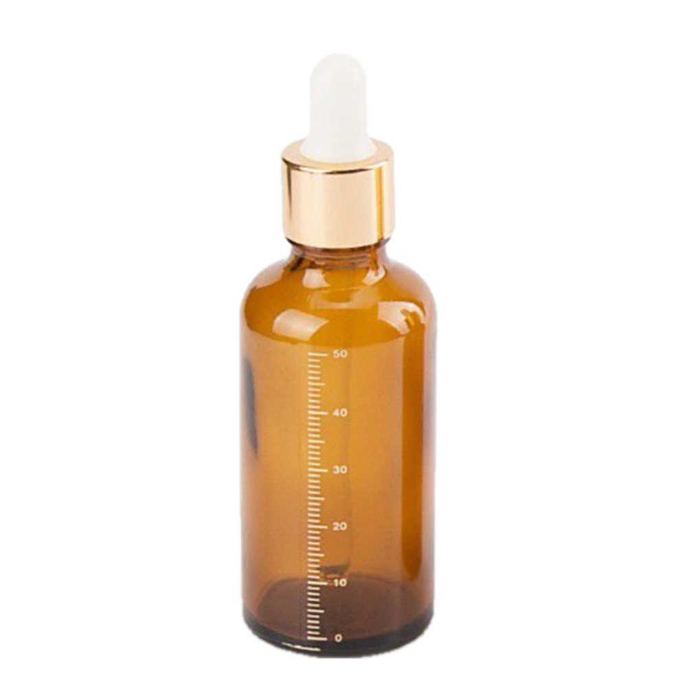 ガラスボトル DIY 遮光 50ml メモリ式 スポイト 電子タバコ 点眼ボトル 自作リキッド