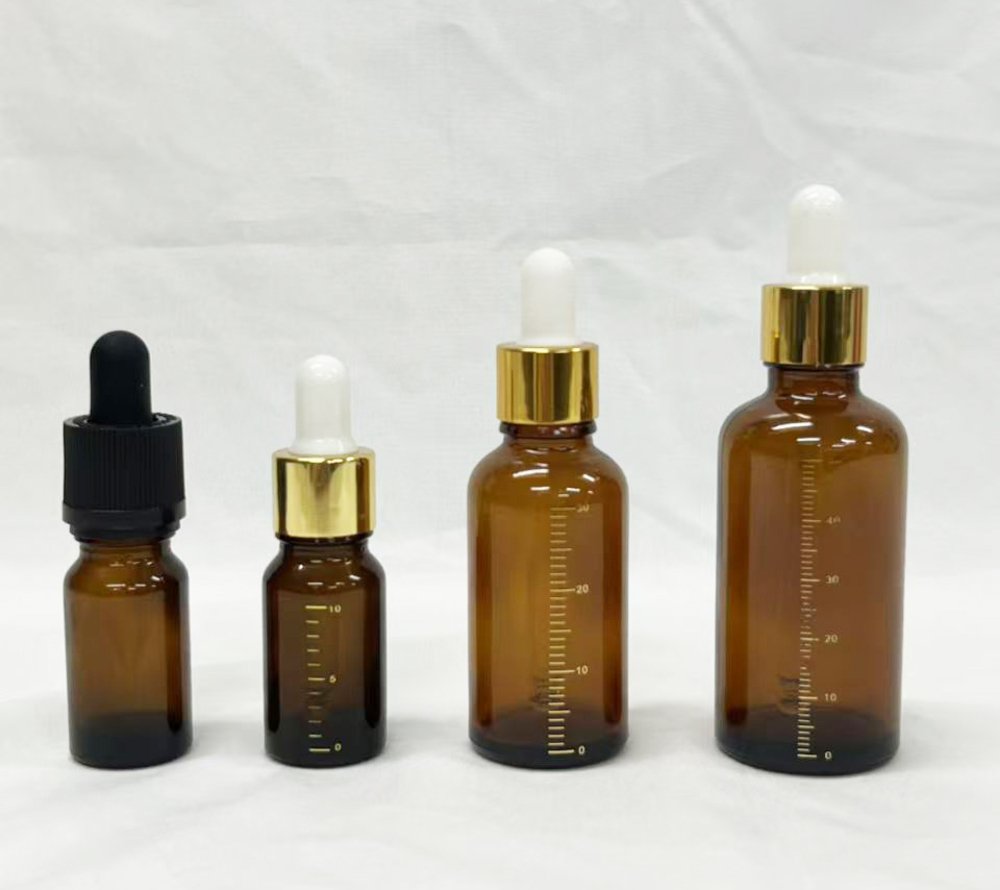 ガラスボトル DIY 遮光 50ml メモリ式 スポイト 電子タバコ 点眼ボトル 自作リキッド - 画像4