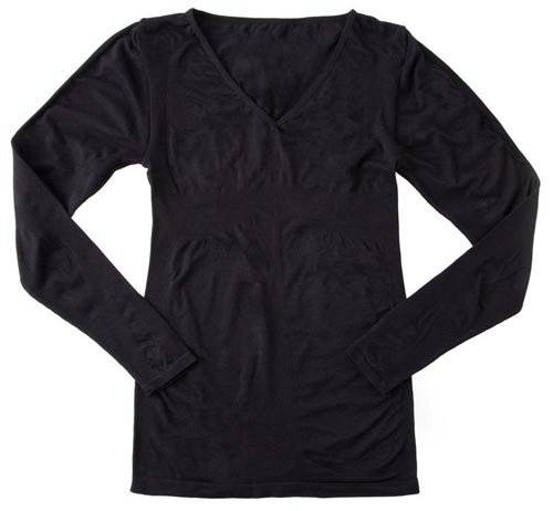 シャツ ロング スリーブ 補正 下着 加圧 メンズ テーピングインナー 長袖   M-L - 画像2