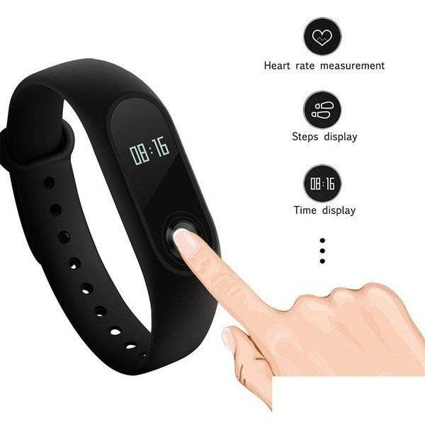 スマートウォッチ スマートブレスレット 多機能リストバンド Iphone Android IOS 対応 Miband2 - 画像3