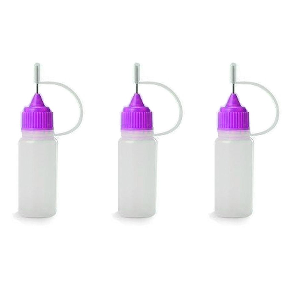 電子タバコ ニードルボトル ドロッパーボトル リキッド自作用 DIY 10ml 3  パープル