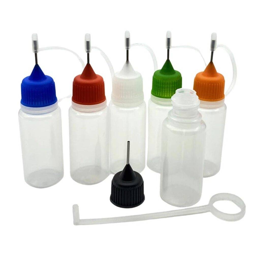 電子タバコ ニードルボトル ドロッパーボトル リキッド自作用 DIY 10ml 3  パープル - 画像4