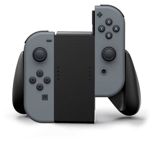 ニンテンドースイッチ ジョイコン Joy-Con互換 ブラック グリップ付き ワイヤレス 振動 ジャイロセンサー機能搭載 任天堂  Nintendo switch - 画像2